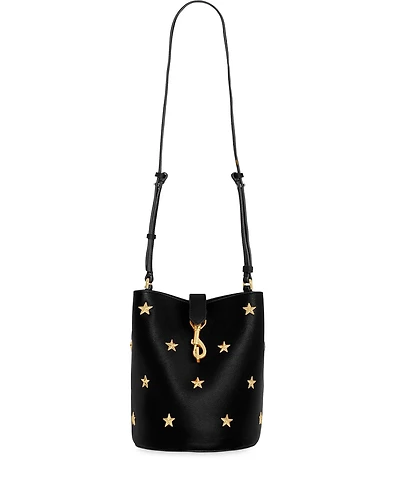 Rebecca Minkoff Megan Leather with Small Stars Bucket Handbag