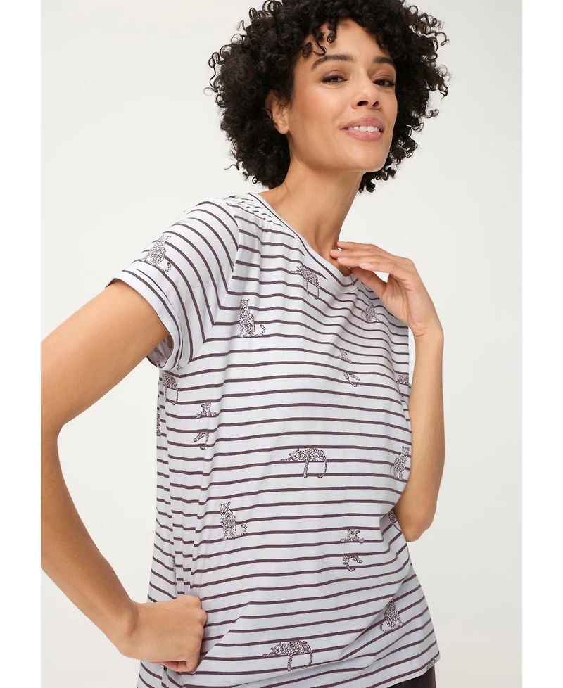 Olsen Women's Stripe T-Shirt