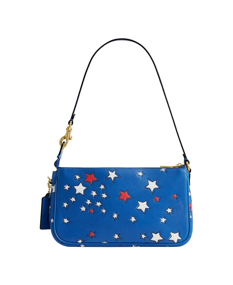 Coach Americana Star Print Plaza Small Shoulder Handbag