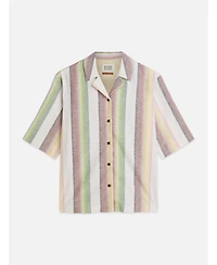 Scotch & Soda Women's Striped Shirt Sleeve Shirt