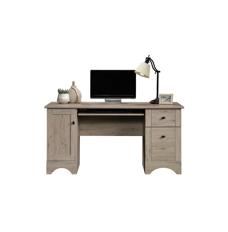 Sauder Miscellaneous Office Computer Desk, Laurel Oak finish