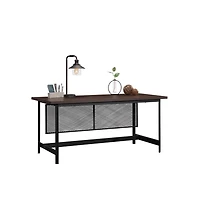 Sauder Briarbrook Commercial Office Executive Desk, Barrel Oak finish