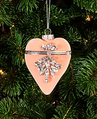 Holiday Lane Jeweled Classics Heart Ornament, Macy's Exclusive