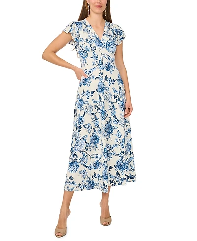 Msk Women's Floral Maxi Dress