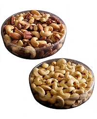 Betsy Ann Chocolates Traditional Salted Cashews and Deluxe Nut Mix, 10 oz. each