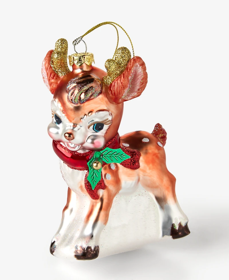 Holiday Lane Merry Magic Reindeer Ornament, Macy's Exclusive