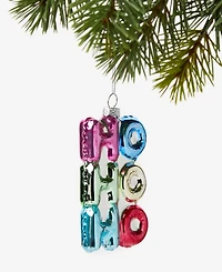Holiday Lane Merry Magic Ho Ho Ho Ornament, Macy's Exclusive