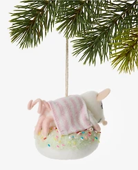 Holiday Lane Nutcracker Sweets Mouse on Donut Ornament, Macy's Exclusive
