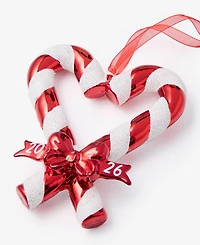 Holiday Lane Our First Christmas 2025 Candy Cane Heart Ornament, Macy's Exclusive