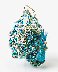 Holiday Lane Peacock Ornament, Macy's Exclusive