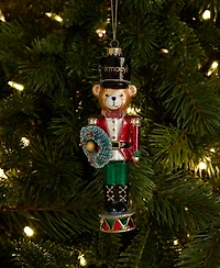 Holiday Lane Macy's Bear Nutcracker Ornament, Macy's Exclusive