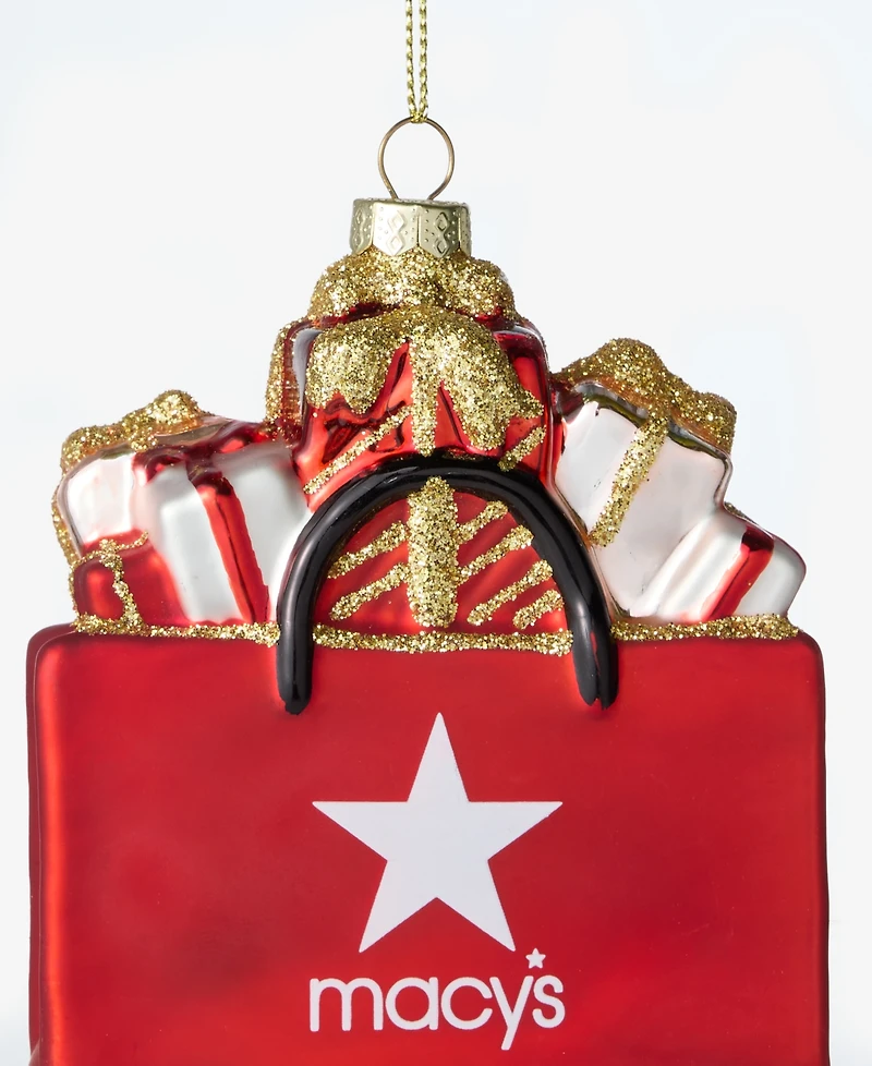 Holiday Lane Macy's Gift Bag Ornament, Macy's Exclusive