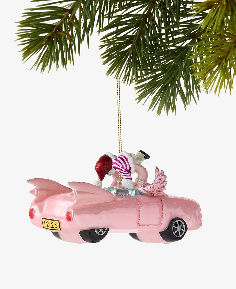 Holiday Lane Florida Flamingos in Car Ornament, Macy's Exclusive