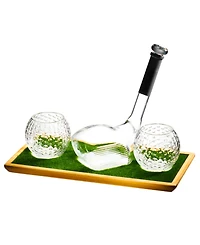 Godinger Golf 3-Pc. Decanter Whiskey Set