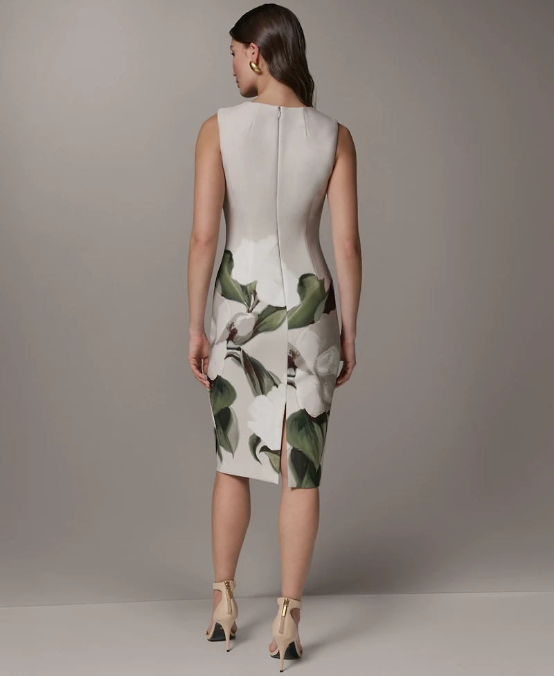 Donna Karan New York Petite Square Neck Sheath Dress
