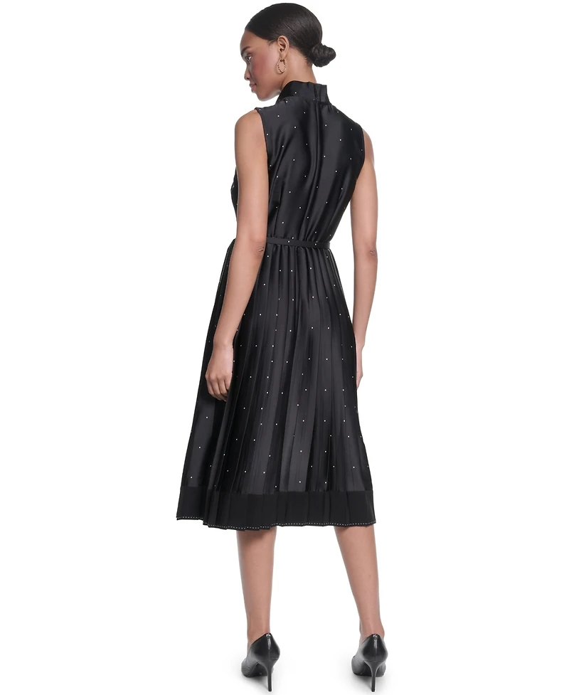 Karl Lagerfeld Paris Women's Printed Midi Dress