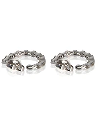 Pre-Owned Tiffany & Co Platinum Diamond Inside-Out Hoop Earrings