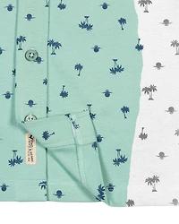 Hope and Henry Little Big Boys' Organic Short Sleeve Pique Shirt