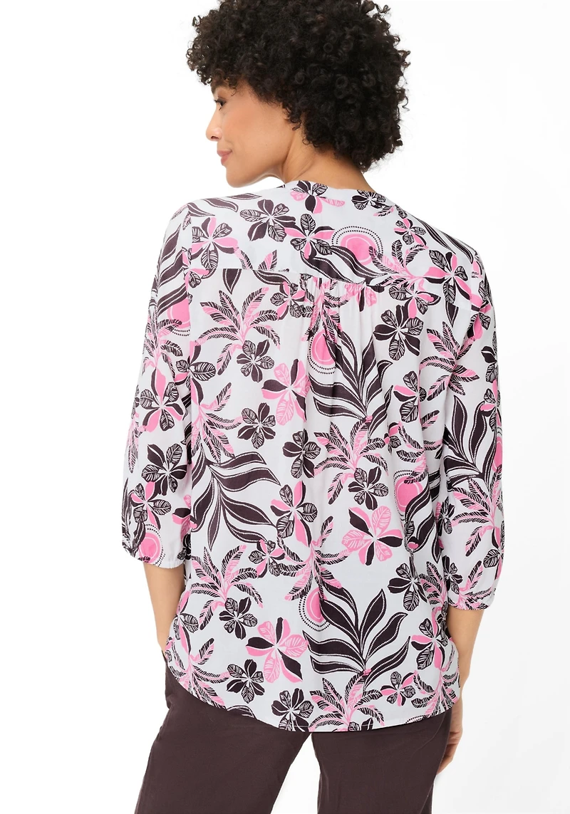 Olsen Women's Wildflower Tunic Shirt
