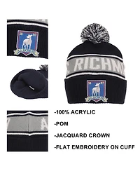Ted Lasso Men's A.f.c. Richmond Black Cuff Beanie