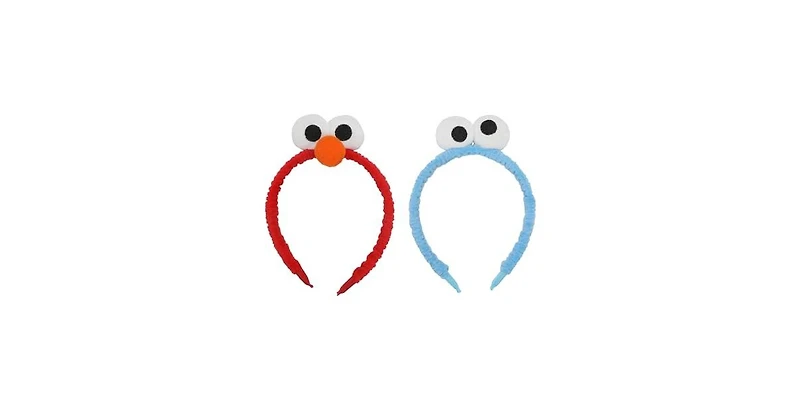 Sesame Street Elmo and Cookie Monster Cosplay Character Headbands (Set of 2)