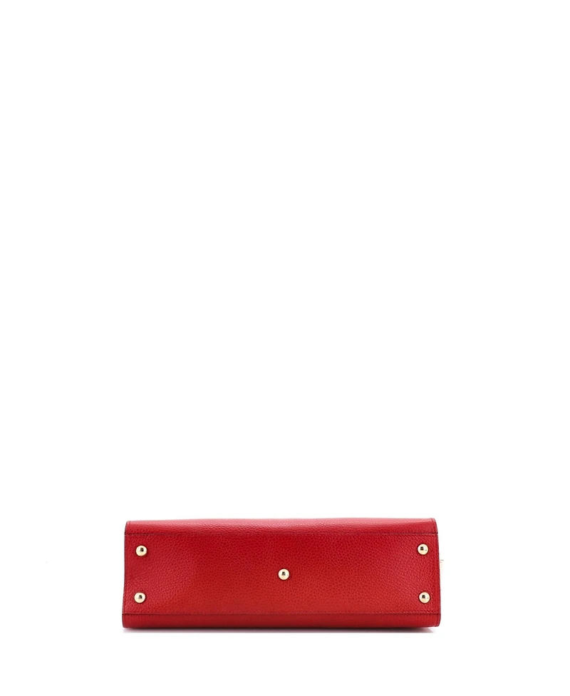 Pre-Owned Gucci Medium Soho Convertible Top Handle Satchel Leather
