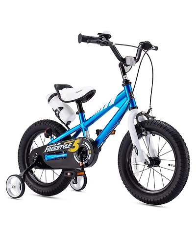 RoyalBaby Freestyle Outdoor Kid's Bicycle with Training Wheels, 12 Inch