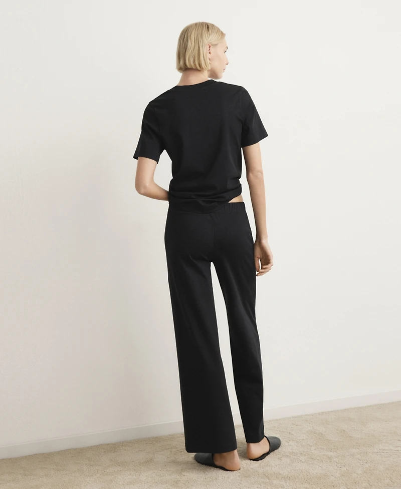 Mango Women's Long Cotton Pajama Pants