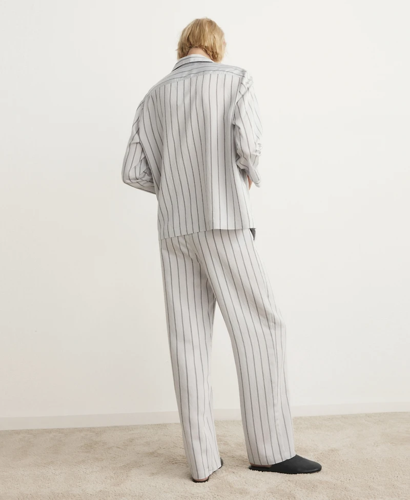 Mango Women's Striped Pajama Pants