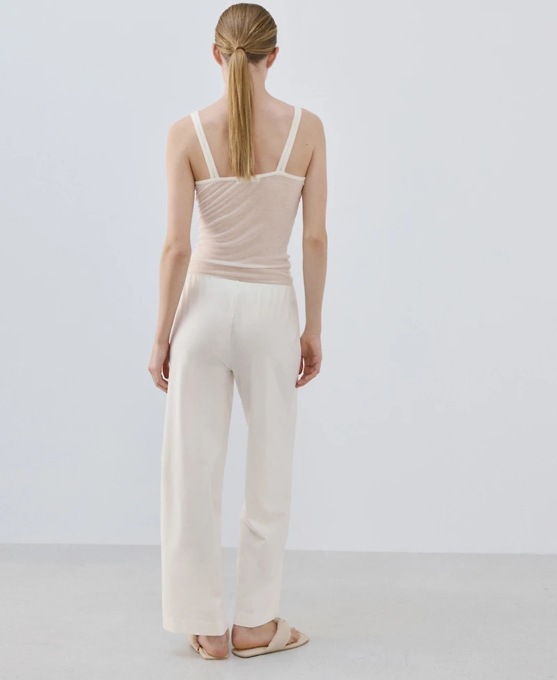 Mango Women's Light Cotton Pants