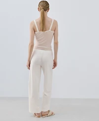 Mango Women's Light Cotton Pants