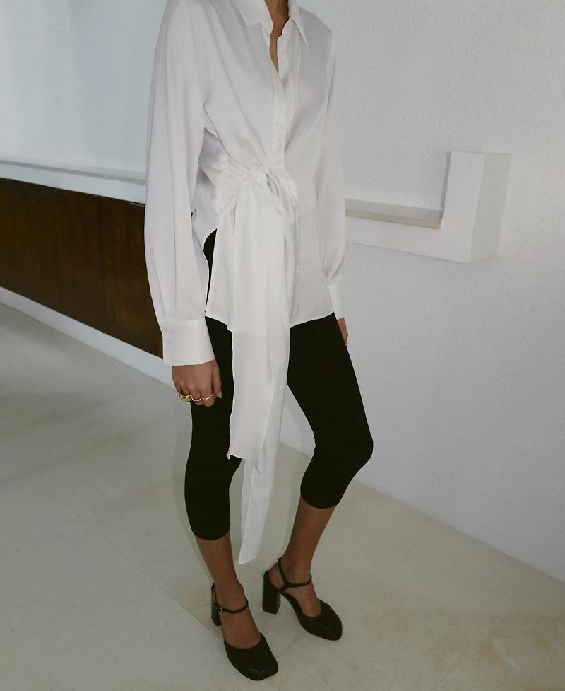 Mango Women's Side Knot Shirt