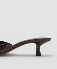 Mango Women's Kitten Heel Sandals