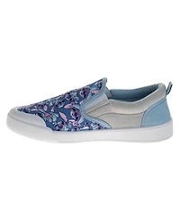 Disney Women's Stitch Slip On Canvas Sneakers Easy On/Off Casual Wear Comfort Fit