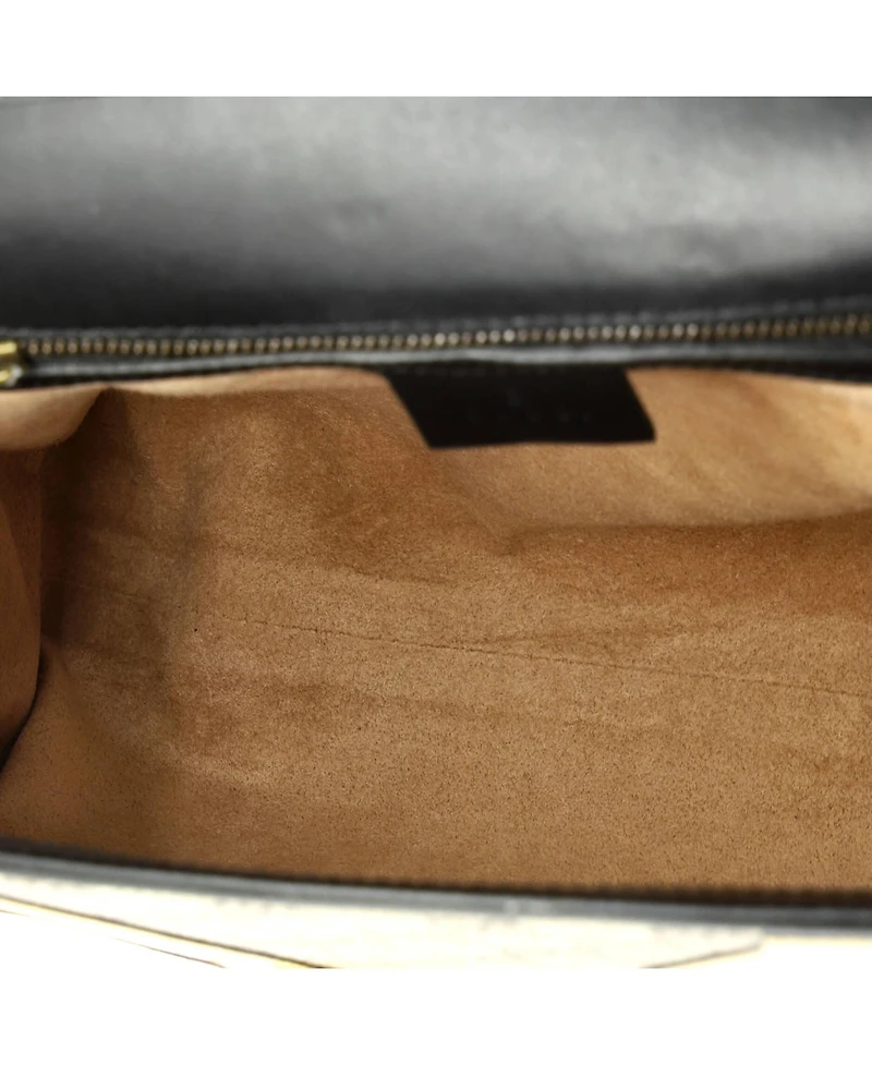 Pre-Owned Gucci Medium Osiride Top Handle Bag Gg Coated Canvas and Leather