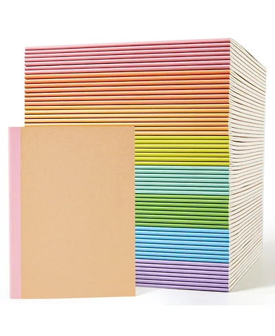 Gnuadz Composition Notebooks Lined Journals Rainbow Spines