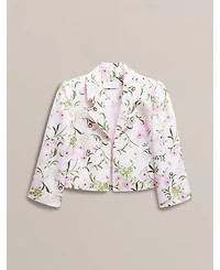 Hobbs London Women's Ginny Belted Pleated Midi Shirt Dress