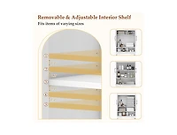 Over Toilet Space Saver Bathroom Organizer with Storage Cabinet