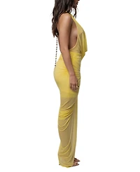 Jluxlabel Women's Ariana Plunge Halter Dress