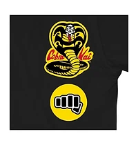 Cobra Kai Boys Black Youth Basic Graphic Tee