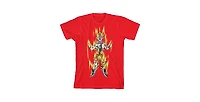 Dragon Ball Z Boys Super Saiyan Goku Youth Red Graphic Tee - Xl