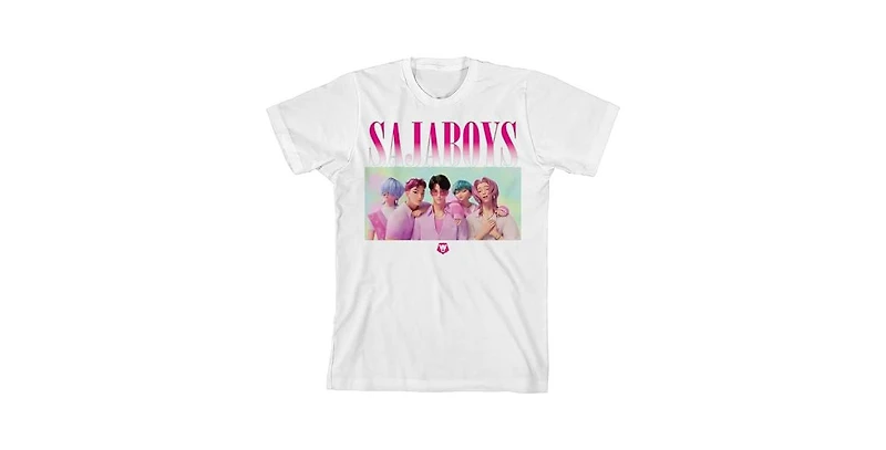 Kpop Demon Hunters Boys Group Saja Youth Crew Neck Short Sleeve T-shirt