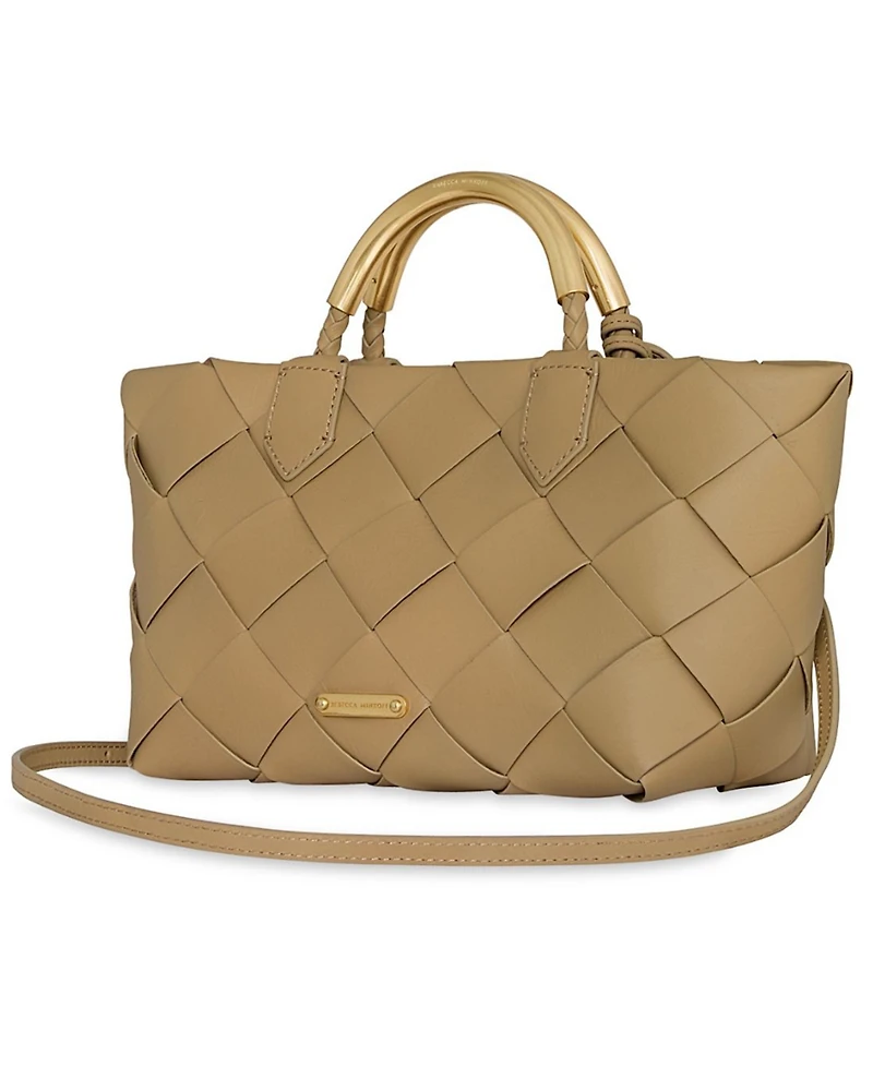 Rebecca Minkoff Frankie Woven Medium Tote Handbag