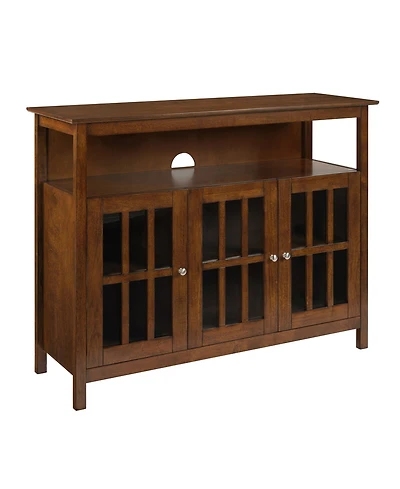 Convenience Concepts 47.75" Big Sur Deluxe Pine Storage Tv Stand