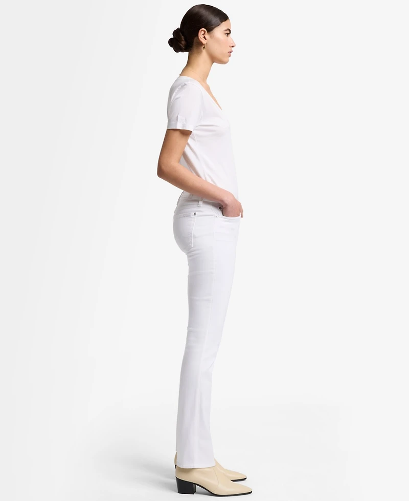 7 For All Mankind Women's Kimmie Straight-Leg Mid-Rise Jeans