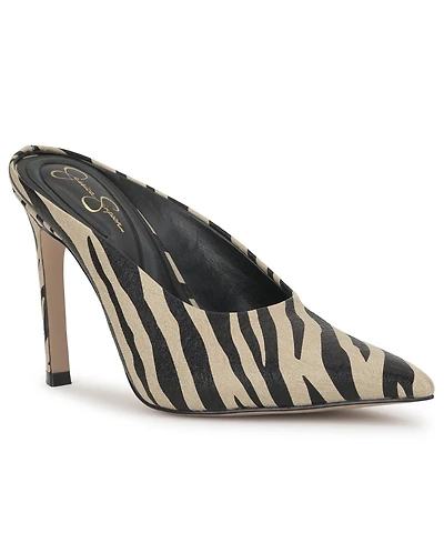 Jessica Simpson Women's Wilix Pointed Toe High-Heel Dress Mules
