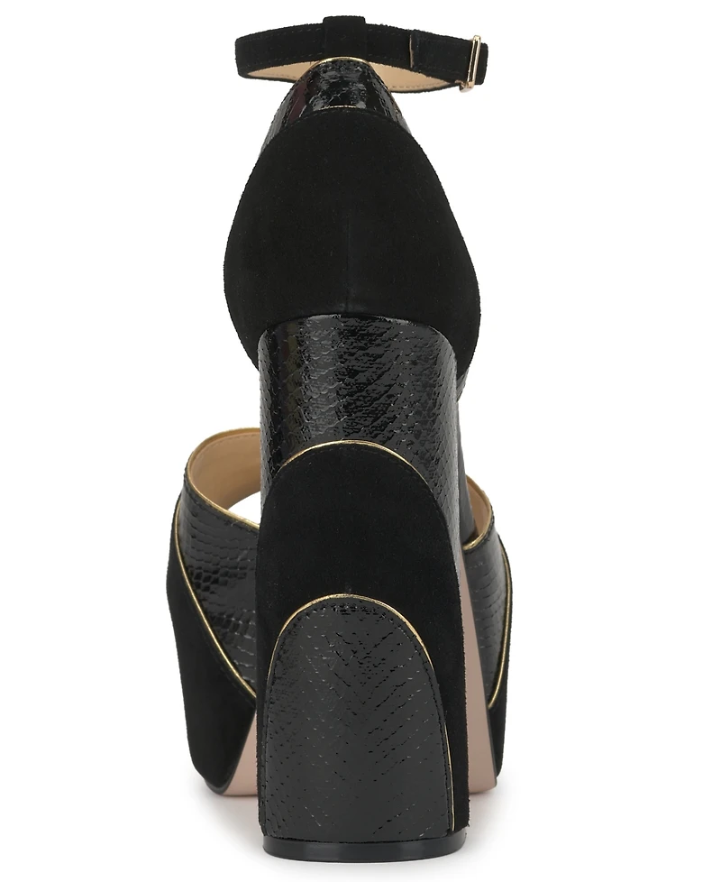 Jessica Simpson Women's Avele Platform Block Heel Dress Sandals
