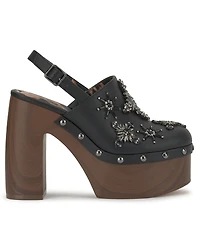 Jessica Simpson Women's Cazea Platform Block Heel Cozy Clogs