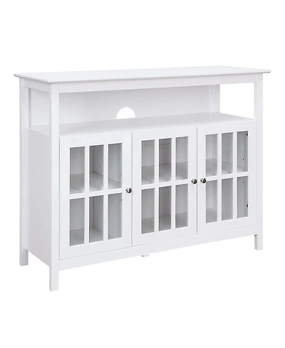 Convenience Concepts 47.75" Big Sur Deluxe Tv Stand with Cabinets and Shelf