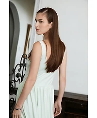 endless rose Women's Contrast Flowy Maxi Dress